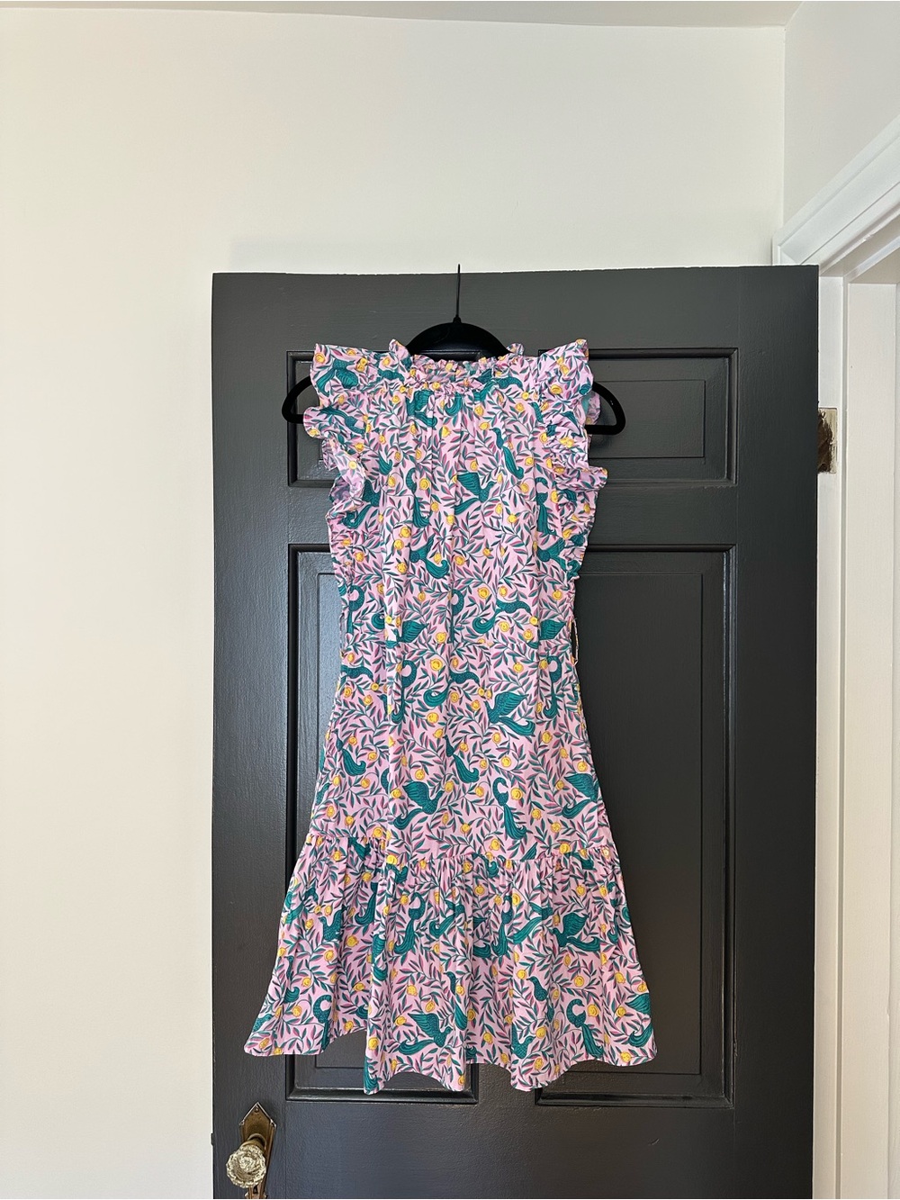 Banjanan Floral Print Mini Dress, Pink yellow & blue, Size XS 100% Cotton - Picture 6 of 13